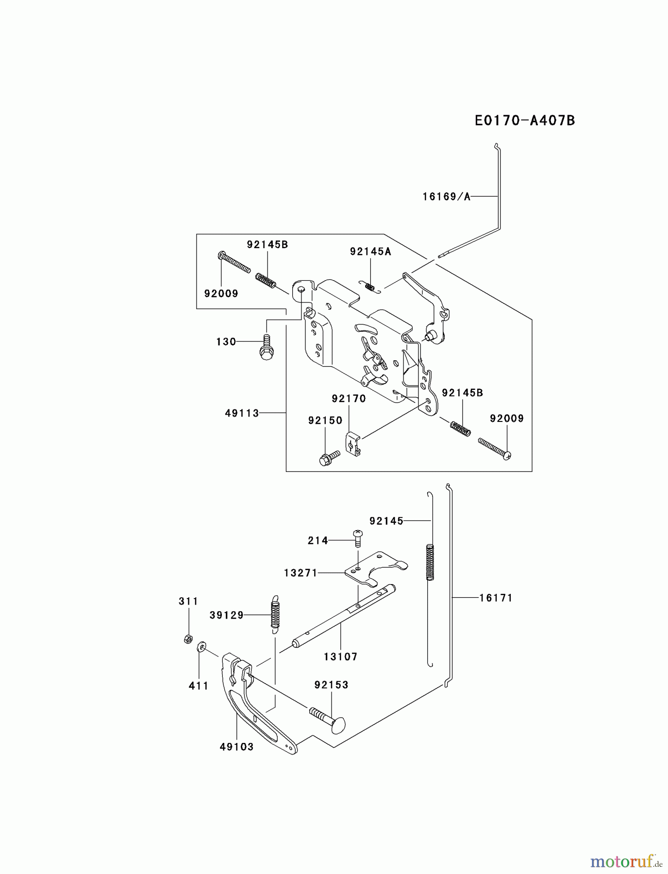  Kawasaki Motoren Motoren Vertikal FA210V - AS02 bis FH641V - DS24 FH430V-AS09 - Kawasaki FH430V 4-Stroke Engine CONTROL-EQUIPMENT