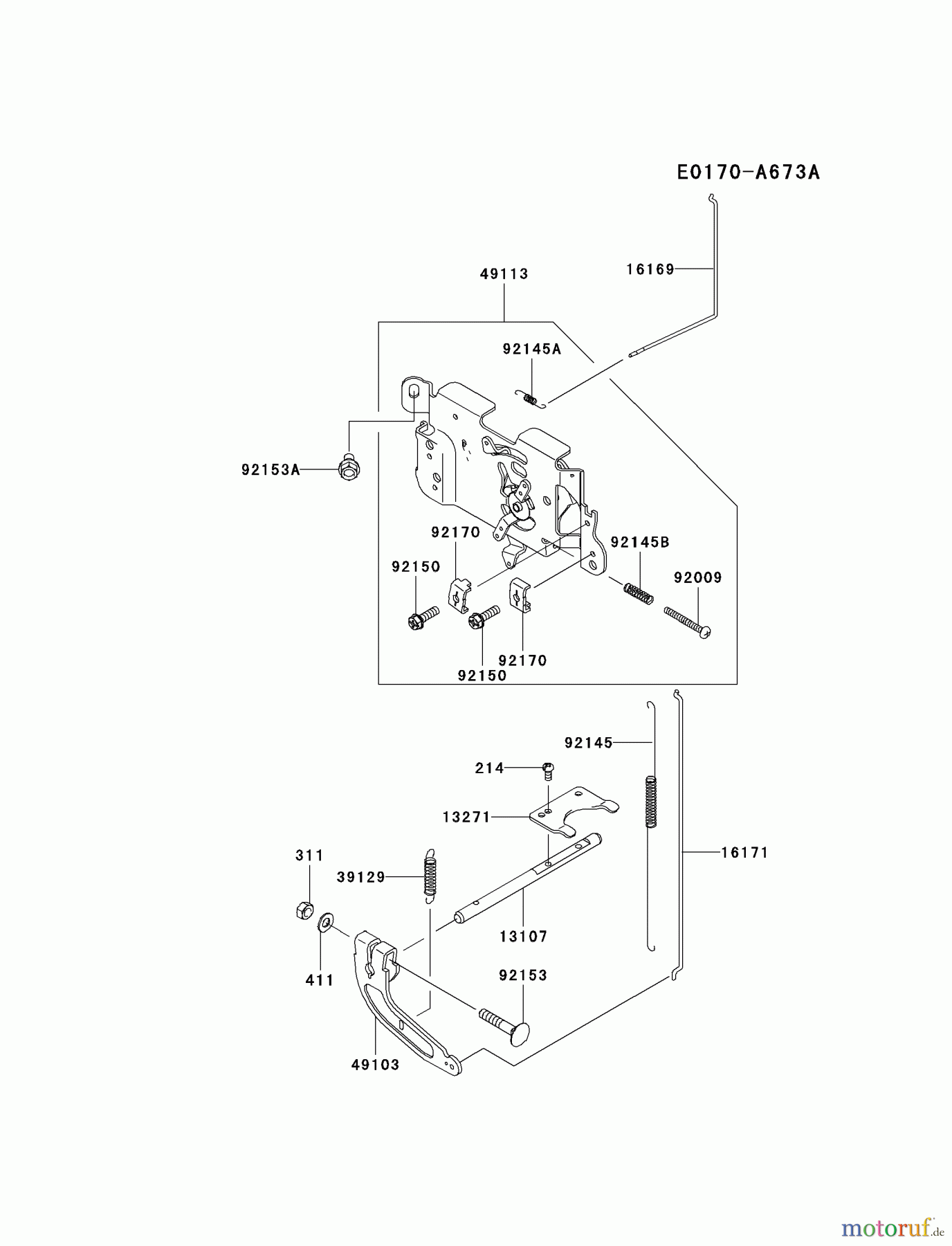  Kawasaki Motoren Motoren Vertikal FA210V - AS02 bis FH641V - DS24 FH430V-AS41 - Kawasaki FH430V 4-Stroke Engine CONTROL-EQUIPMENT