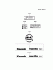 Kawasaki Motoren FA210V - AS02 bis FH641V - DS24 FH430V-AS34 - Kawasaki FH430V 4-Stroke Engine Listas de piezas de repuesto y dibujos LABEL
