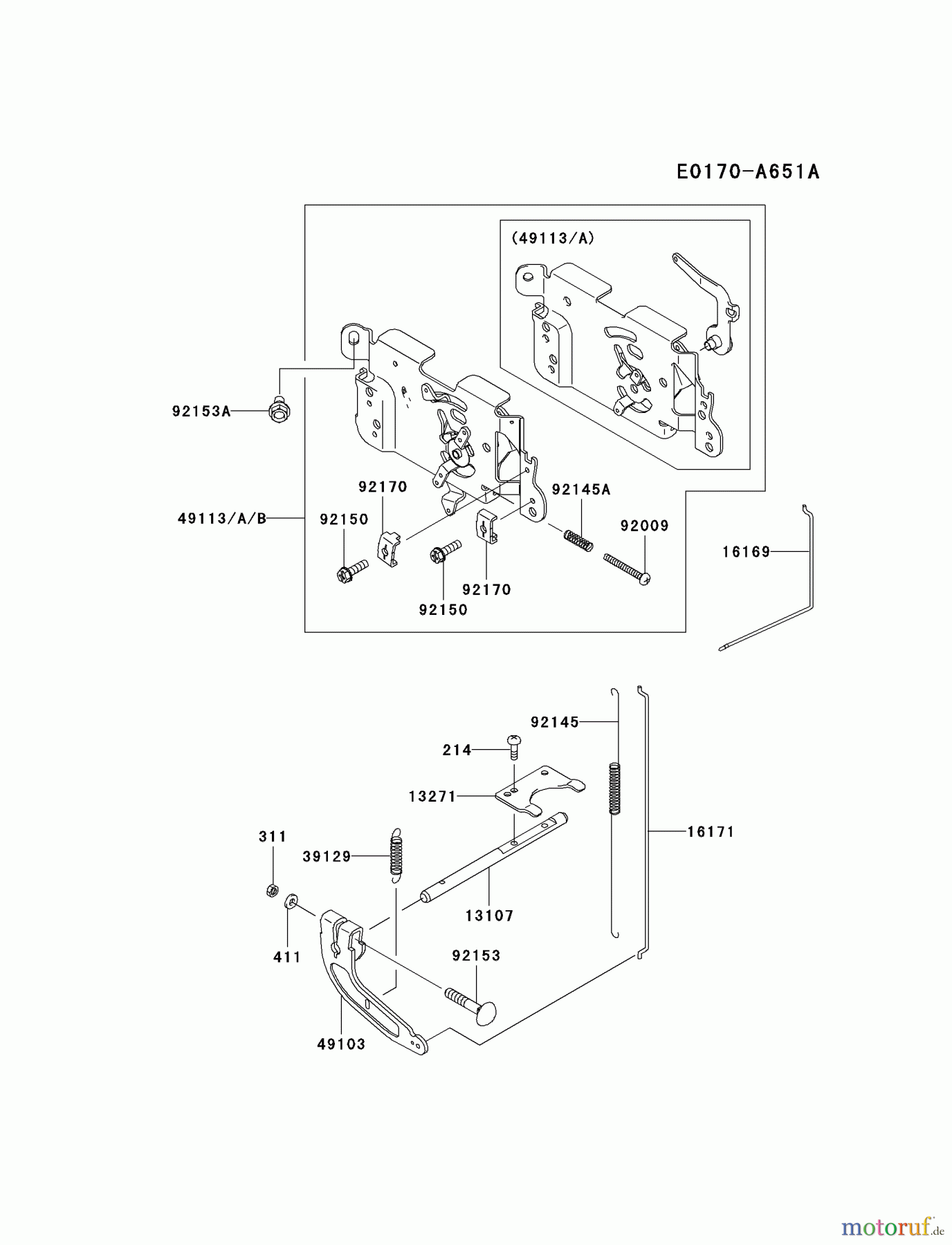  Kawasaki Motoren Motoren Vertikal FA210V - AS02 bis FH641V - DS24 FH430V-BS35 - Kawasaki FH430V 4-Stroke Engine CONTROL-EQUIPMENT