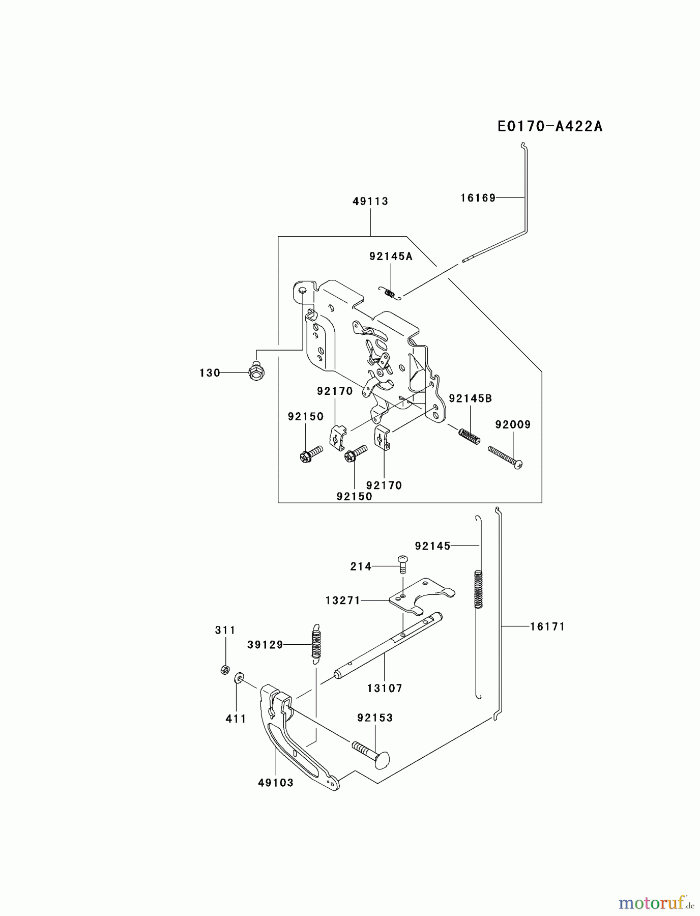  Kawasaki Motoren Motoren Vertikal FA210V - AS02 bis FH641V - DS24 FH430V-CS10 - Kawasaki FH430V 4-Stroke Engine CONTROL-EQUIPMENT