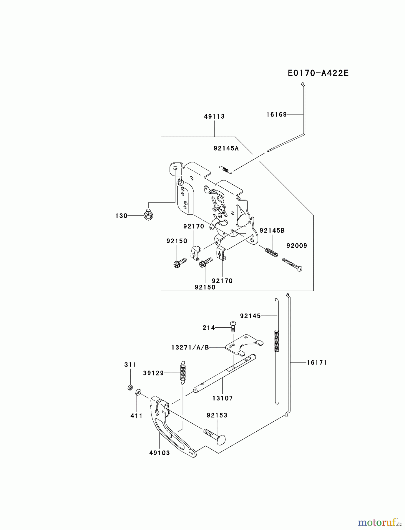  Kawasaki Motoren Motoren Vertikal FA210V - AS02 bis FH641V - DS24 FH430V-CS12 - Kawasaki FH430V 4-Stroke Engine CONTROL-EQUIPMENT