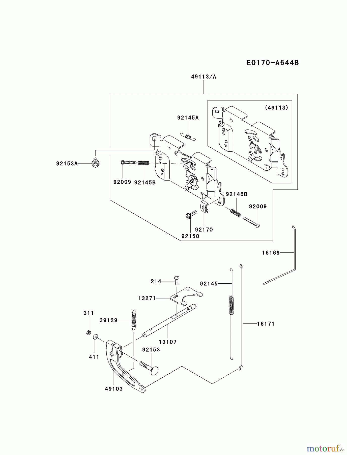  Kawasaki Motoren Motoren Vertikal FA210V - AS02 bis FH641V - DS24 FH430V-DS21 - Kawasaki FH430V 4-Stroke Engine CONTROL-EQUIPMENT