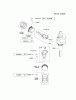 Kawasaki Motoren FA210V - AS02 bis FH641V - DS24 FH381V-DS11 - Kawasaki FH381V 4-Stroke Engine Listas de piezas de repuesto y dibujos PISTON/CRANKSHAFT