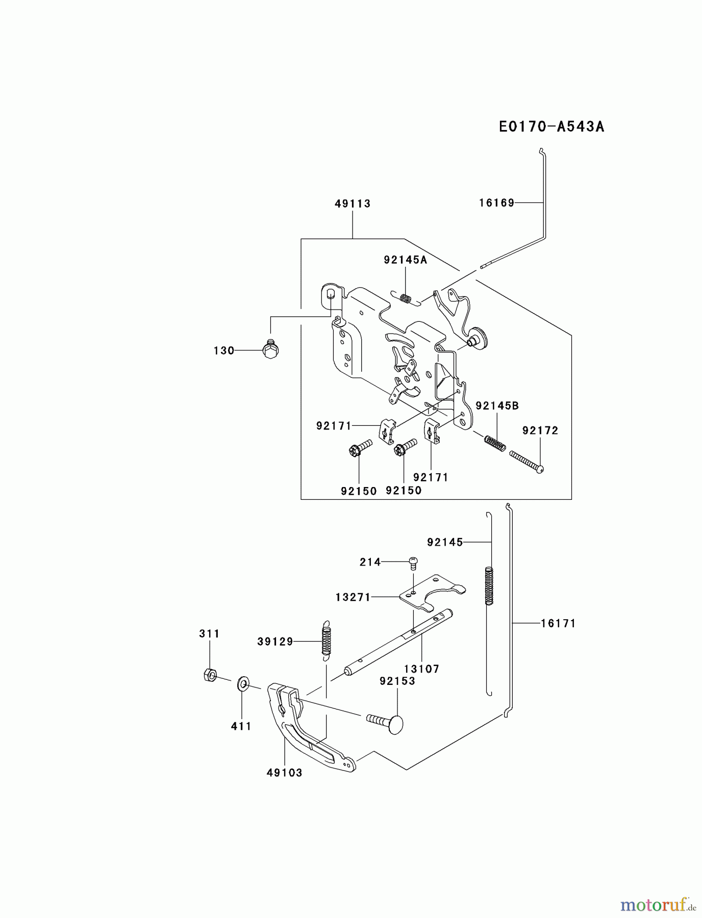  Kawasaki Motoren Motoren Vertikal FA210V - AS02 bis FH641V - DS24 FH480V-AS24 - Kawasaki FH480V 4-Stroke Engine CONTROL-EQUIPMENT