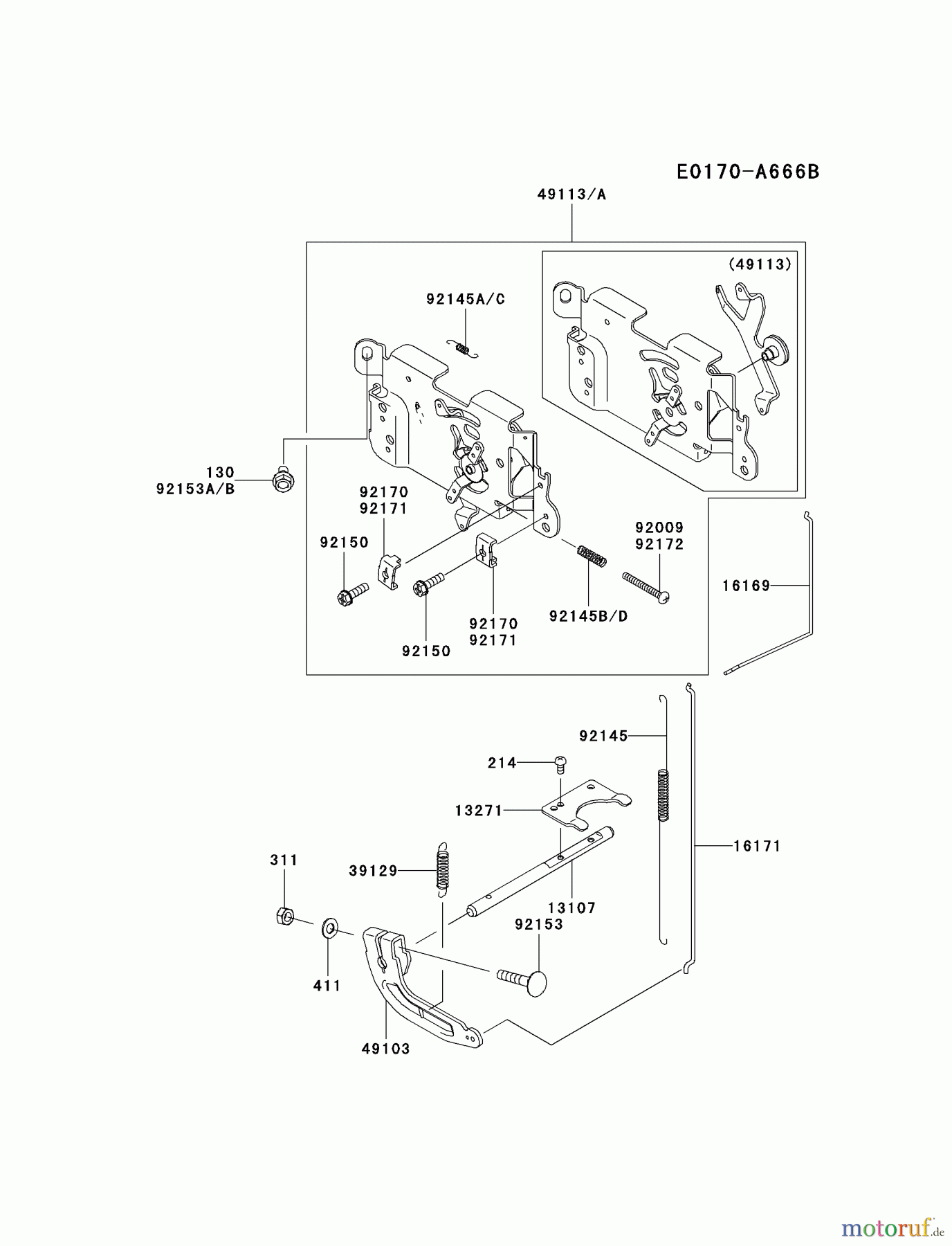  Kawasaki Motoren Motoren Vertikal FA210V - AS02 bis FH641V - DS24 FH480V-BS22 - Kawasaki FH480V 4-Stroke Engine CONTROL-EQUIPMENT