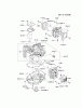 Kawasaki Motoren FA210V - AS02 bis FH641V - DS24 FH500V-AS40 - Kawasaki FH500V 4-Stroke Engine Listas de piezas de repuesto y dibujos CYLINDER/CRANKCASE
