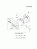 Kawasaki Motoren FA210V - AS02 bis FH641V - DS24 FH500V-BS00 - Kawasaki FH500V 4-Stroke Engine Listas de piezas de repuesto y dibujos AIR-FILTER/MUFFLER