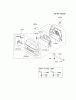 Kawasaki Motoren FA210V - AS02 bis FH641V - DS24 FH500V-BS43 - Kawasaki FH500V 4-Stroke Engine Listas de piezas de repuesto y dibujos AIR-FILTER/MUFFLER