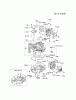 Kawasaki Motoren FA210V - AS02 bis FH641V - DS24 FH500V-DS10 - Kawasaki FH500V 4-Stroke Engine Listas de piezas de repuesto y dibujos CYLINDER/CRANKCASE