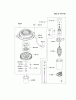 Kawasaki Motoren FA210V - AS02 bis FH641V - DS24 FH541V-DS33 - Kawasaki FH541V 4-Stroke Engine Listas de piezas de repuesto y dibujos STARTER(~FH541-A98246)