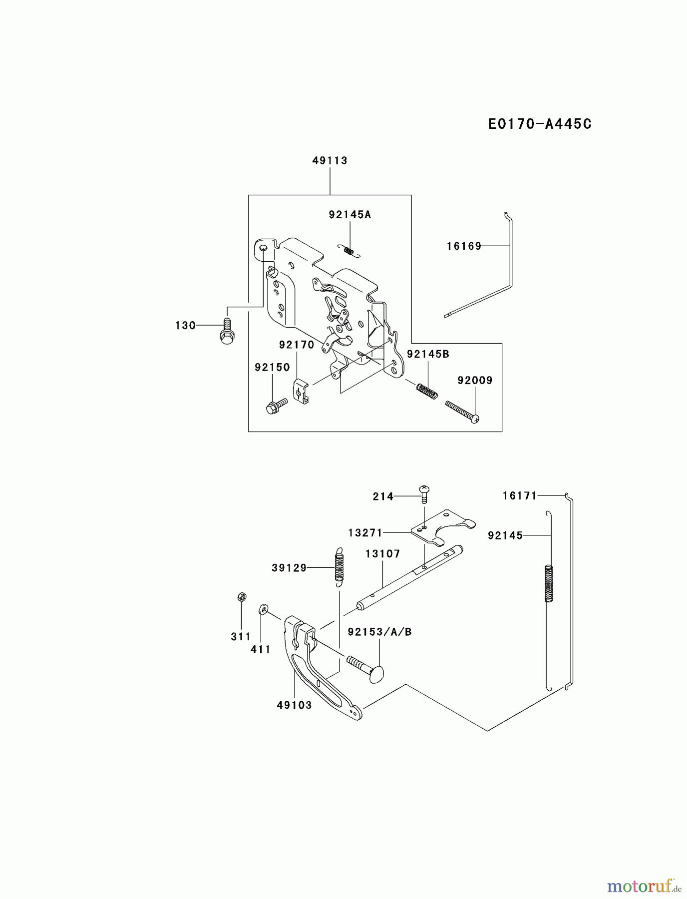  Kawasaki Motoren Motoren Vertikal FA210V - AS02 bis FH641V - DS24 FH541V-BS05 - Kawasaki FH541V 4-Stroke Engine CONTROL-EQUIPMENT