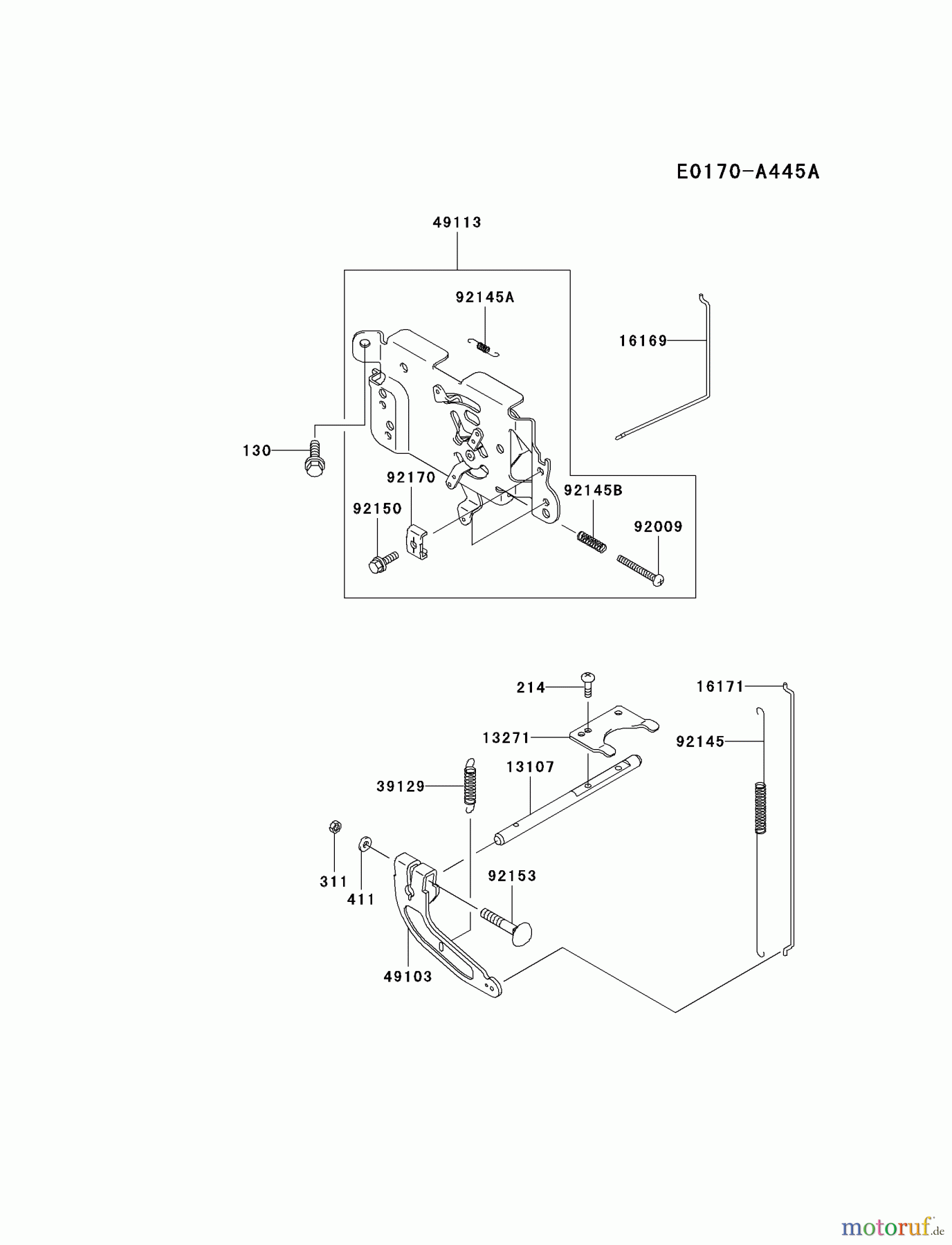  Kawasaki Motoren Motoren Vertikal FA210V - AS02 bis FH641V - DS24 FH580V-BS06 - Kawasaki FH580V 4-Stroke Engine CONTROL-EQUIPMENT