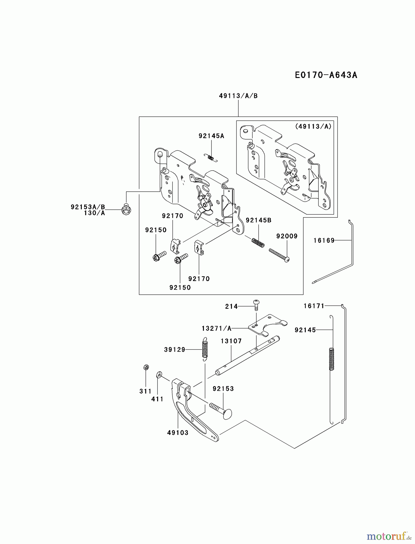  Kawasaki Motoren Motoren Vertikal FA210V - AS02 bis FH641V - DS24 FH580V-AS37 - Kawasaki FH580V 4-Stroke Engine CONTROL-EQUIPMENT