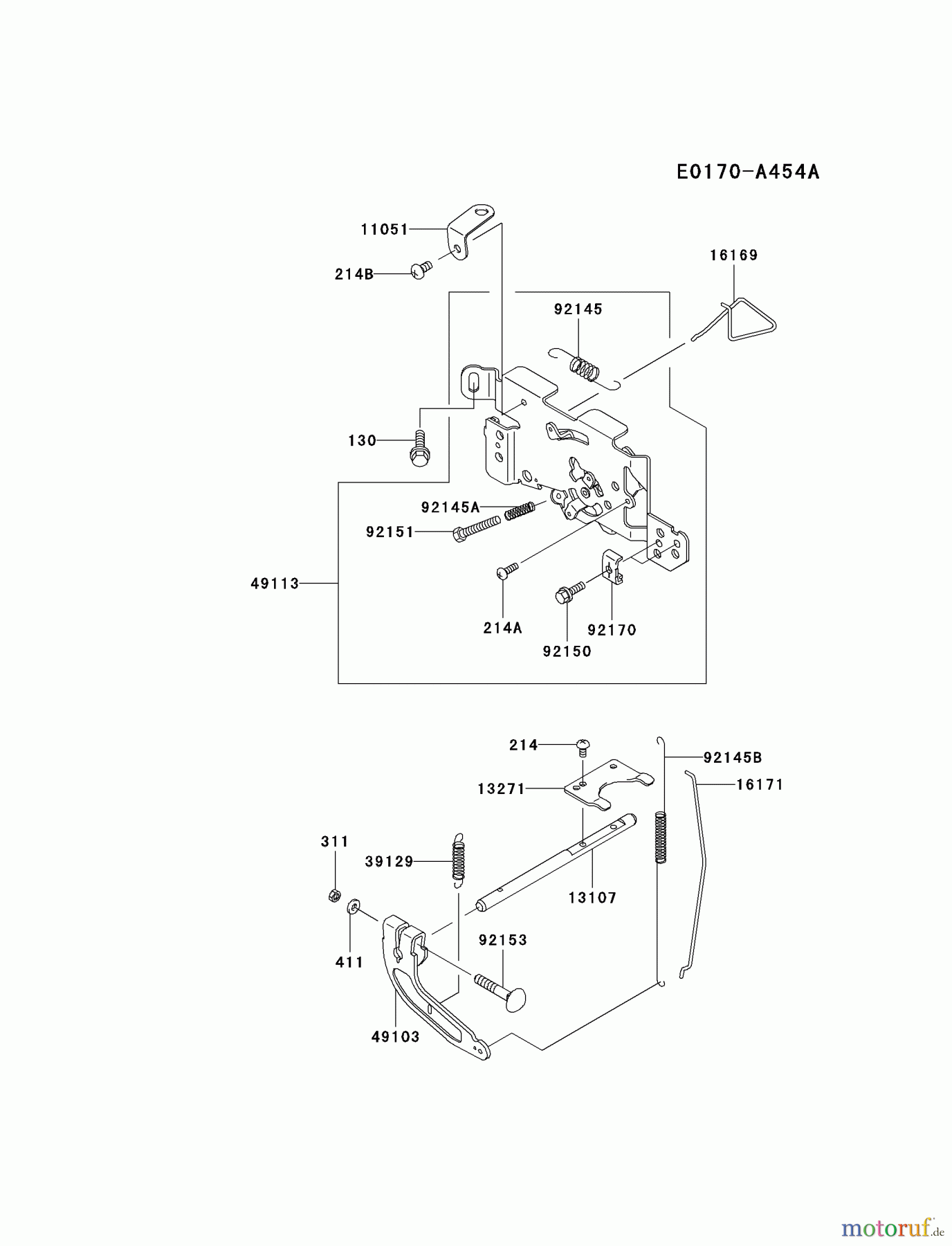  Kawasaki Motoren Motoren Vertikal FH641V - DS25 bis FS481V - BS13 FH721V-AS18 - Kawasaki FH721V 4-Stroke Engine CONTROL-EQUIPMENT