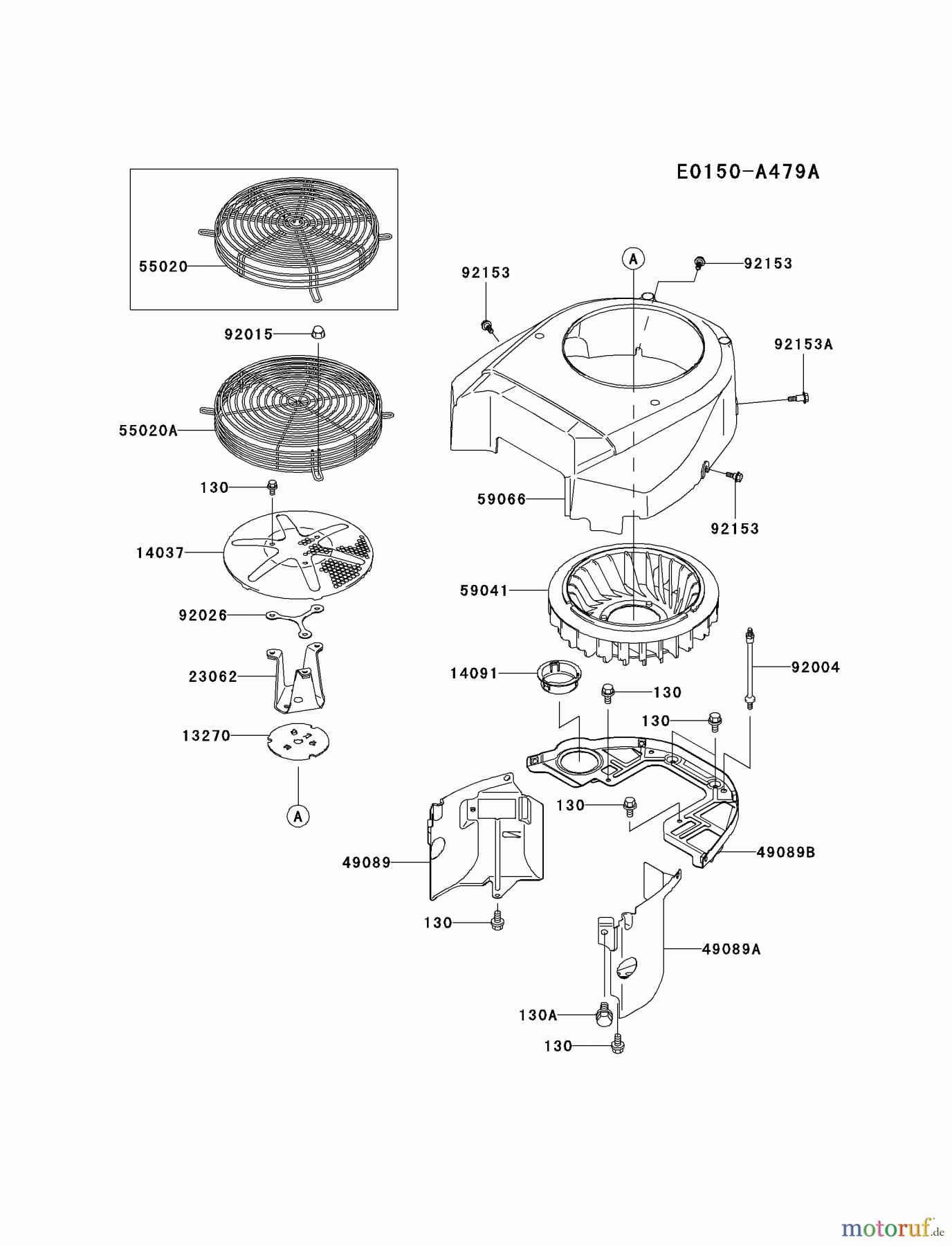  Kawasaki Motoren Motoren Vertikal FA210V - AS02 bis FH641V - DS24 FH601V-BS18 - Kawasaki FH601V 4-Stroke Engine COOLING-EQUIPMENT