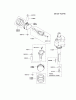 Kawasaki Motoren FH641V - DS25 bis FS481V - BS13 FH721V-BS26 - Kawasaki FH721V 4-Stroke Engine Listas de piezas de repuesto y dibujos PISTON/CRANKSHAFT