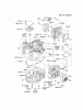 Kawasaki Motoren FA210V - AS02 bis FH641V - DS24 FH601V-GS21 - Kawasaki FH601V 4-Stroke Engine Listas de piezas de repuesto y dibujos CYLINDER/CRANKCASE #1