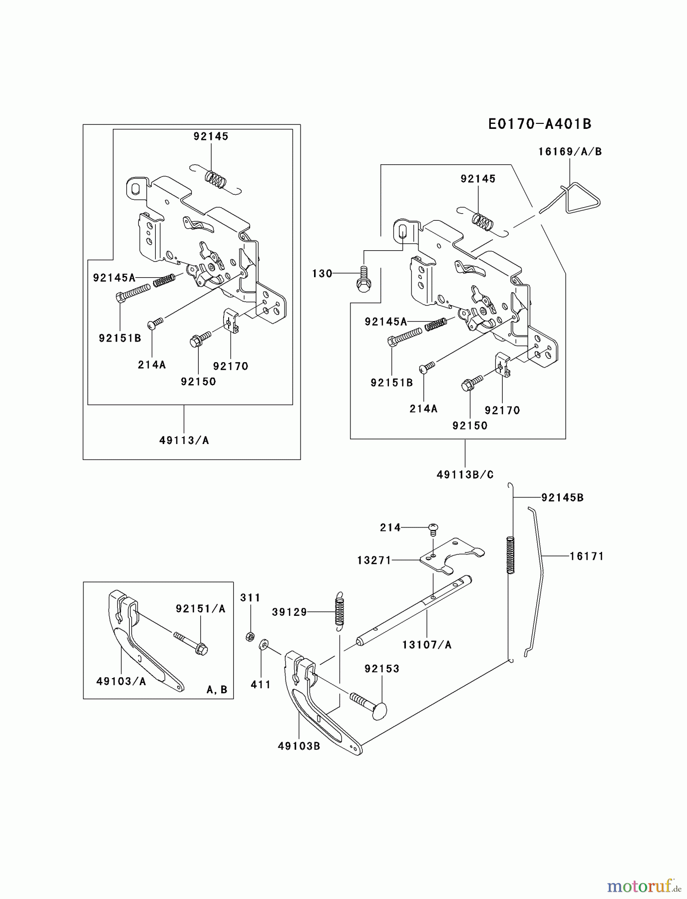  Kawasaki Motoren Motoren Vertikal FA210V - AS02 bis FH641V - DS24 FH641V-BS09 - Kawasaki FH641V 4-Stroke Engine CONTROL-EQUIPMENT