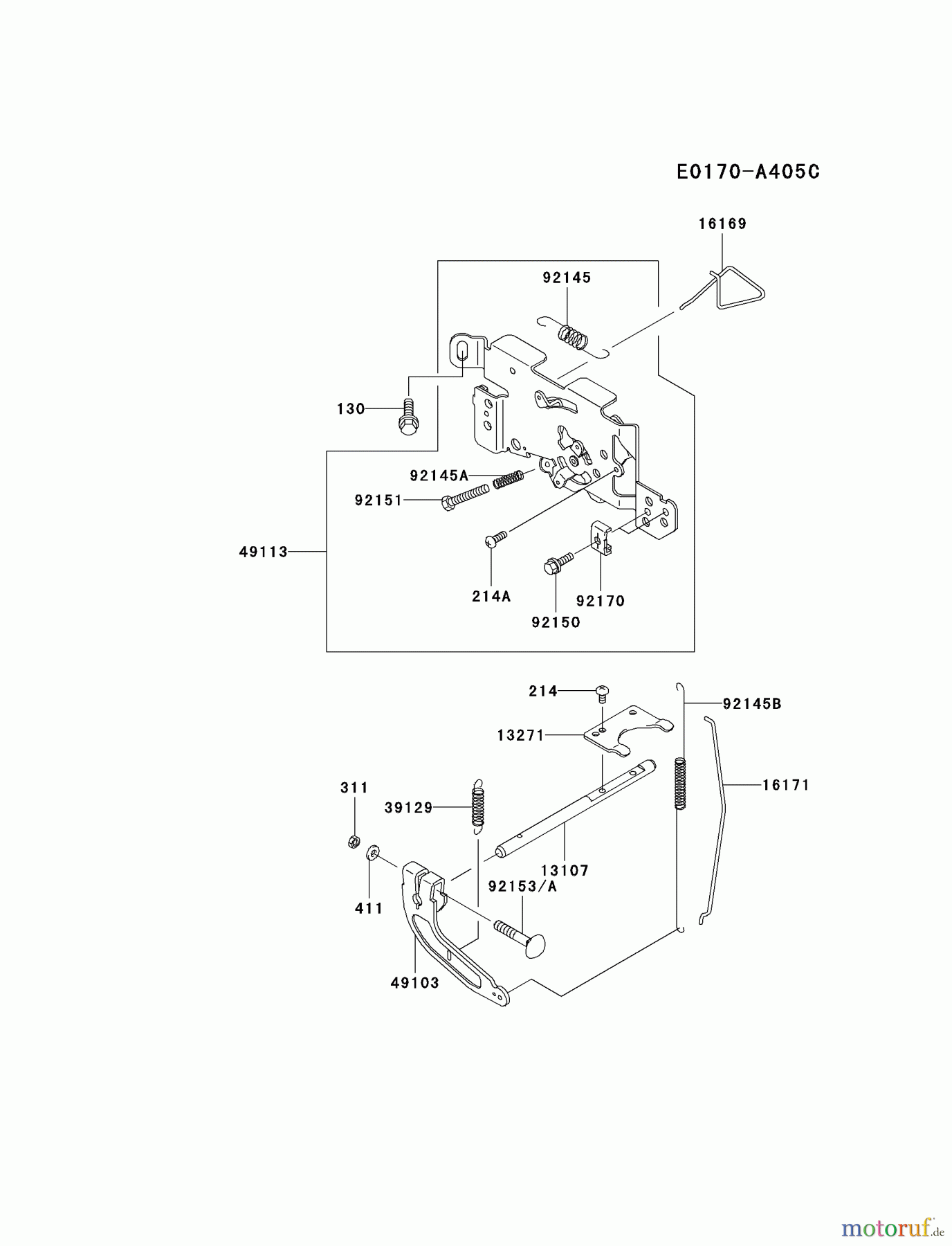  Kawasaki Motoren Motoren Vertikal FH641V - DS25 bis FS481V - BS13 FH721V-BS26 - Kawasaki FH721V 4-Stroke Engine CONTROL-EQUIPMENT