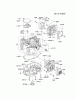 Kawasaki Motoren FA210V - AS02 bis FH641V - DS24 FH641V-BS31 - Kawasaki FH641V 4-Stroke Engine Listas de piezas de repuesto y dibujos CYLINDER/CRANKCASE