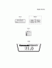 Kawasaki Motoren FA210V - AS02 bis FH641V - DS24 FH641V-BS31 - Kawasaki FH641V 4-Stroke Engine Listas de piezas de repuesto y dibujos LABEL