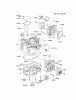 Kawasaki Motoren FH641V - DS25 bis FS481V - BS13 FH641V-FS10 - Kawasaki FH641V 4-Stroke Engine Listas de piezas de repuesto y dibujos CYLINDER/CRANKCASE