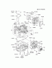 Kawasaki Motoren FH641V - DS25 bis FS481V - BS13 FH680V-AS37 - Kawasaki FH680V 4-Stroke Engine Listas de piezas de repuesto y dibujos CYLINDER/CRANKCASE