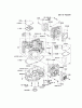 Kawasaki Motoren FH641V - DS25 bis FS481V - BS13 FH680V-GS12 - Kawasaki FH680V 4-Stroke Engine Listas de piezas de repuesto y dibujos CYLINDER/CRANKCASE
