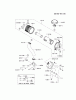 Kawasaki Motoren FH641V - DS25 bis FS481V - BS13 FH721V-BS30 - Kawasaki FH721V 4-Stroke Engine Listas de piezas de repuesto y dibujos AIR-FILTER/MUFFLER