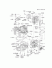 Kawasaki Motoren FH641V - DS25 bis FS481V - BS13 FH721V-ES13 - Kawasaki FH721V 4-Stroke Engine Listas de piezas de repuesto y dibujos CYLINDER/CRANKCASE