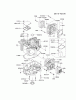 Kawasaki Motoren FH641V - DS25 bis FS481V - BS13 FH721V-ES27 - Kawasaki FH721V 4-Stroke Engine Listas de piezas de repuesto y dibujos CYLINDER/CRANKCASE