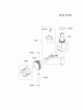 Kawasaki Motoren FH641V - DS25 bis FS481V - BS13 FJ180V-AM14 - Kawasaki FJ180V 4-Stroke Engine Listas de piezas de repuesto y dibujos PISTON/CRANKSHAFT