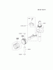 Kawasaki Motoren FH641V - DS25 bis FS481V - BS13 FJ180V-BS34 - Kawasaki FJ180V 4-Stroke Engine Listas de piezas de repuesto y dibujos PISTON/CRANKSHAFT