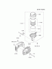 Kawasaki Motoren FH641V - DS25 bis FS481V - BS13 FJ180V-BS39 - Kawasaki FJ180V 4-Stroke Engine Listas de piezas de repuesto y dibujos AIR-FILTER/MUFFLER