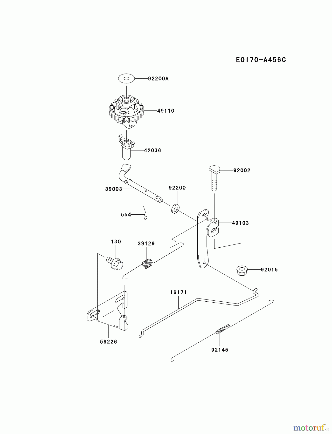  Kawasaki Motoren Motoren Vertikal FH641V - DS25 bis FS481V - BS13 FJ180V-DS00 - Kawasaki FJ180V 4-Stroke Engine CONTROL-EQUIPMENT