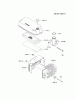 Kawasaki Motoren FH641V - DS25 bis FS481V - BS13 FJ180V-DS09 - Kawasaki FJ180V 4-Stroke Engine Listas de piezas de repuesto y dibujos AIR-FILTER/MUFFLER