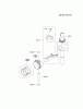 Kawasaki Motoren FH641V - DS25 bis FS481V - BS13 FJ180V-DS10 - Kawasaki FJ180V 4-Stroke Engine Listas de piezas de repuesto y dibujos PISTON/CRANKSHAFT