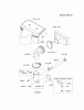 Kawasaki Motoren FH641V - DS25 bis FS481V - BS13 FR600V-CS06 - Kawasaki FR600V 4-Stroke Engine Listas de piezas de repuesto y dibujos AIR-FILTER/MUFFLER