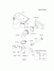 Kawasaki Motoren FH641V - DS25 bis FS481V - BS13 FR541V-BS51 - Kawasaki FR541V 4-Stroke Engine Listas de piezas de repuesto y dibujos AIR-FILTER/MUFFLER