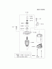 Kawasaki Motoren FH641V - DS25 bis FS481V - BS13 FR651V-AS11 - Kawasaki FR651V 4-Stroke Engine Listas de piezas de repuesto y dibujos STARTER(?R651VB39844)