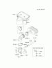 Kawasaki Motoren FH641V - DS25 bis FS481V - BS13 FR691V-AS10 - Kawasaki FR691V 4-Stroke Engine Listas de piezas de repuesto y dibujos AIR-FILTER/MUFFLER