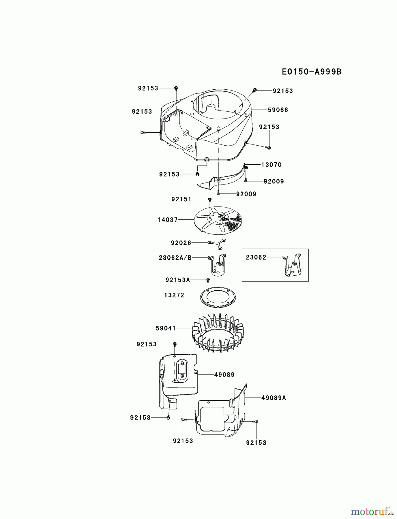  Kawasaki Motoren Motoren Vertikal FH641V - DS25 bis FS481V - BS13 FR691V-AS08 - Kawasaki FR691V 4-Stroke Engine COOLING-EQUIPMENT