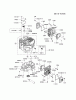 Kawasaki Motoren FH641V - DS25 bis FS481V - BS13 FR730V-BS11 - Kawasaki FR730V 4-Stroke Engine Listas de piezas de repuesto y dibujos CYLINDER/CRANKCASE
