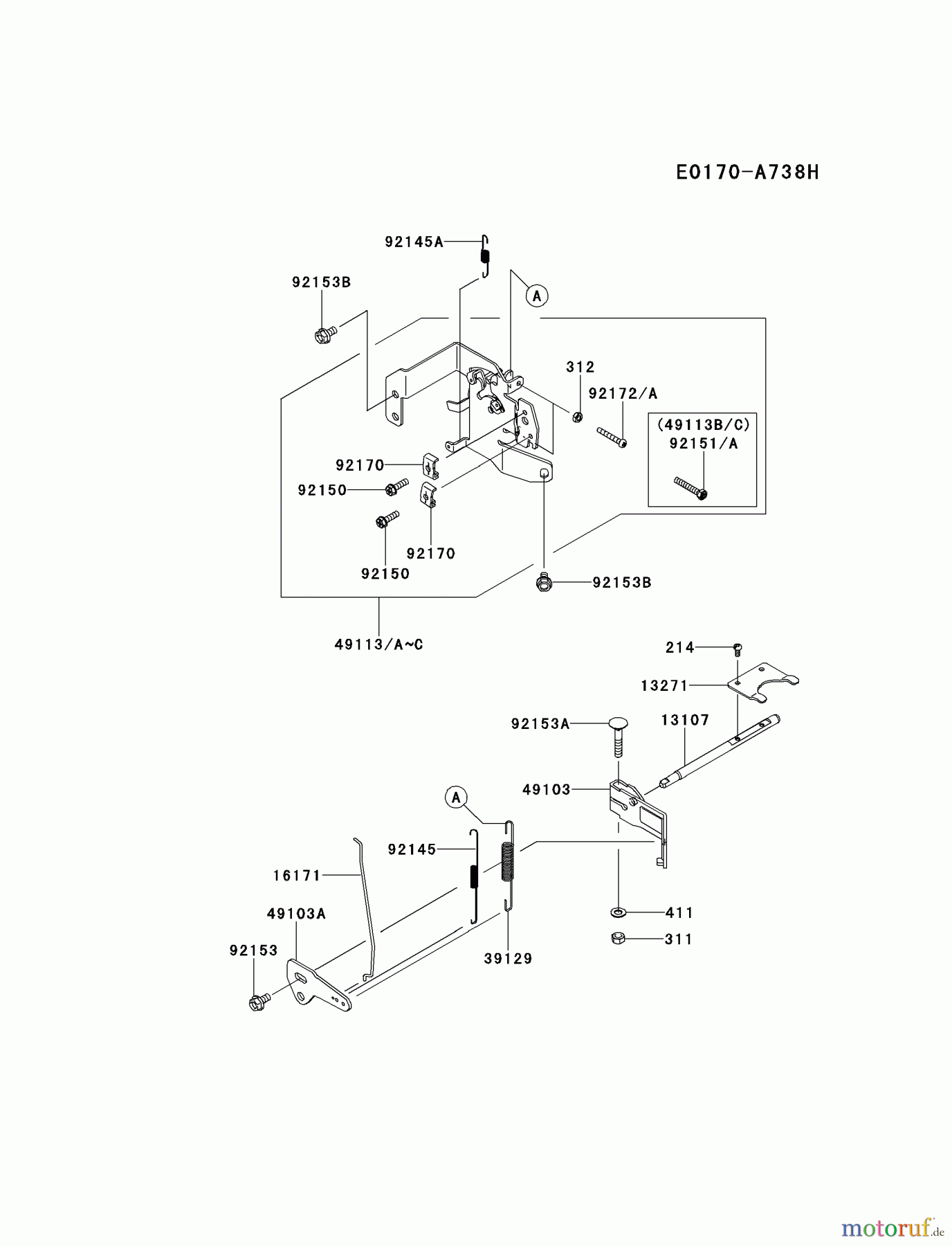  Kawasaki Motoren Motoren Vertikal FH641V - DS25 bis FS481V - BS13 FR651V-CS10 - Kawasaki FR651V 4-Stroke Engine CONTROL-EQUIPMENT