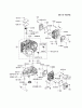Kawasaki Motoren FH641V - DS25 bis FS481V - BS13 FS481V-AS52 - Kawasaki FS481V 4-Stroke Engine Listas de piezas de repuesto y dibujos CYLINDER/CRANKCASE #1