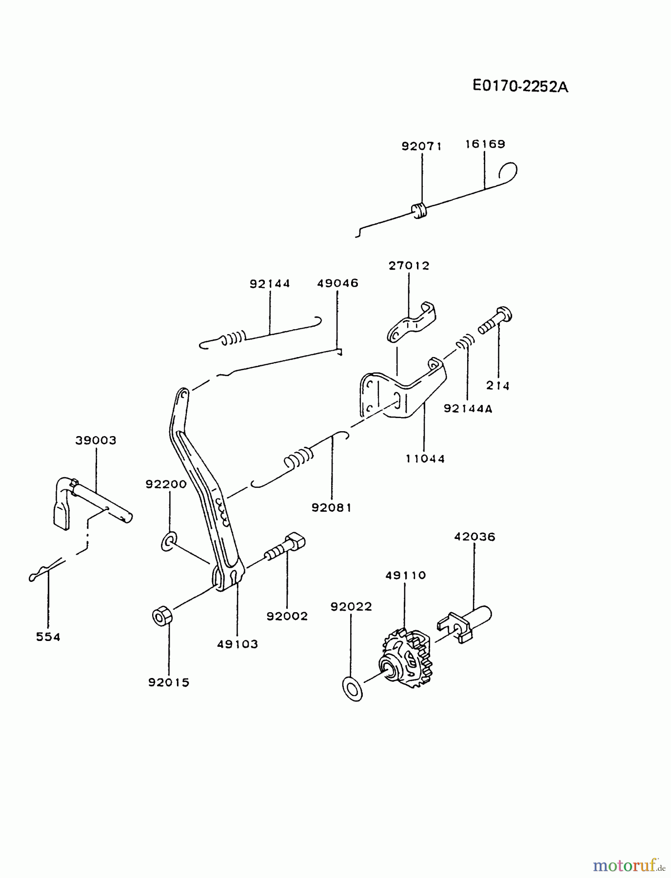  Kawasaki Motoren Motoren, Horizontal FA130D-GS06 - Kawasaki FA130D 4-Stroke Engine CONTROL-EQUIPMENT