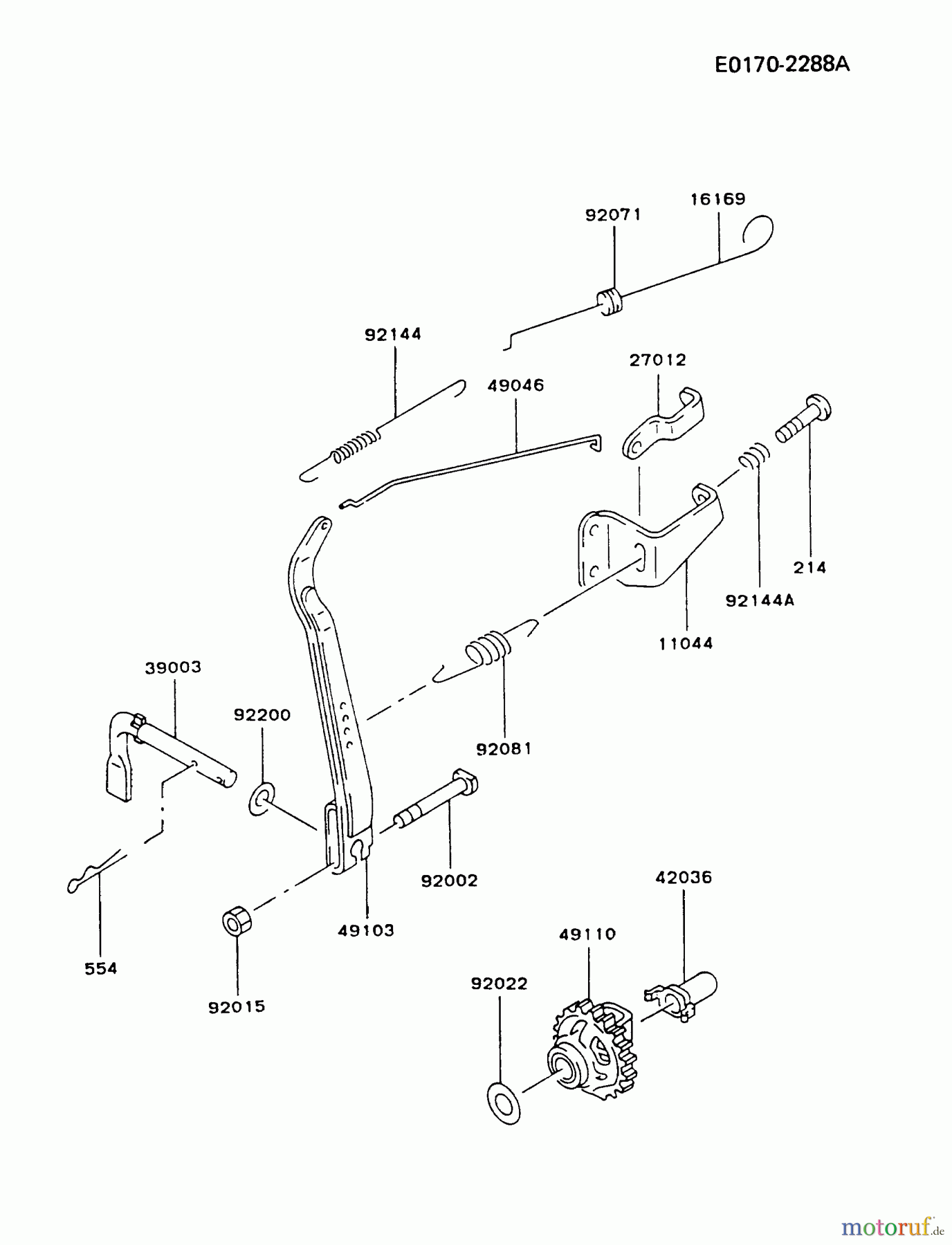  Kawasaki Motoren Motoren, Horizontal FA210D-CS06 - Kawasaki FA210D 4-Stroke Engine CONTROL-EQUIPMENT