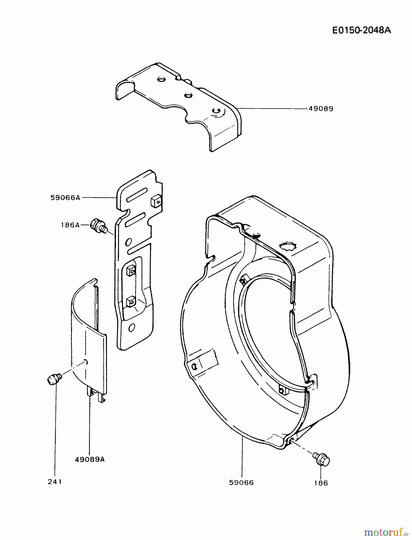  Kawasaki Motoren Motoren, Horizontal FA210D-CS06 - Kawasaki FA210D 4-Stroke Engine COOLING-EQUIPMENT