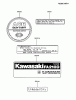 Kawasaki Motoren FA210D-CS06 - Kawasaki FA210D 4-Stroke Engine Listas de piezas de repuesto y dibujos LABEL